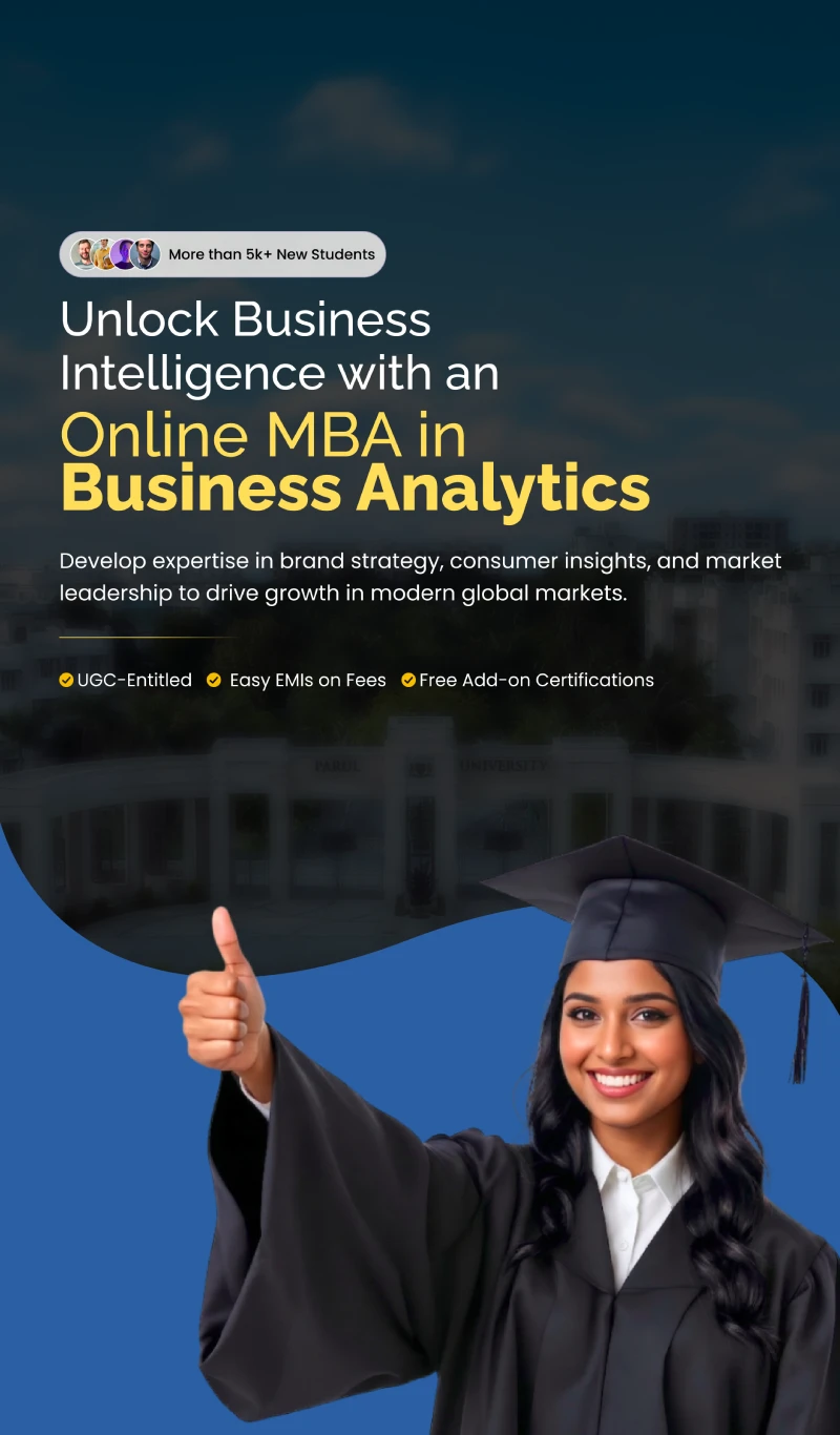 Excel in the business world with Parul University's Online MBA