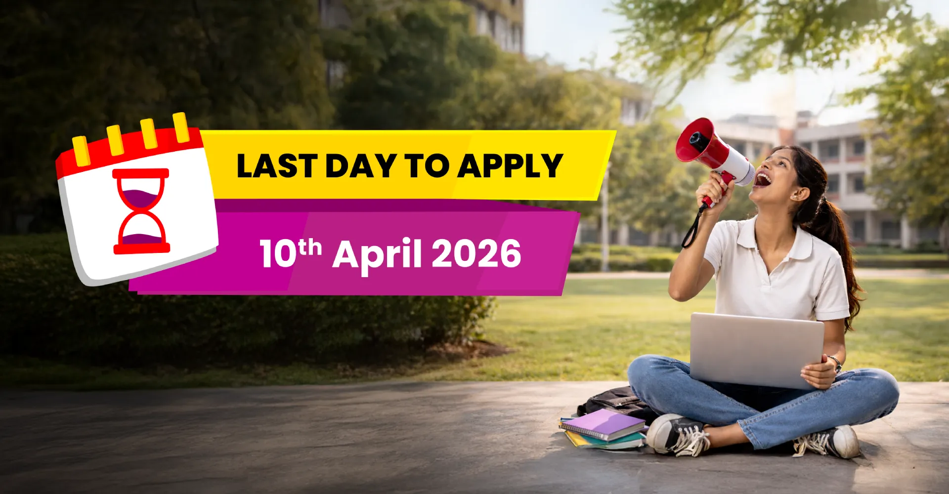Last date apply 10th April 2026 - Parul University